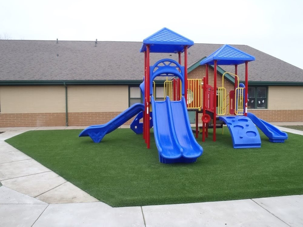 Naperville artificial playground turf